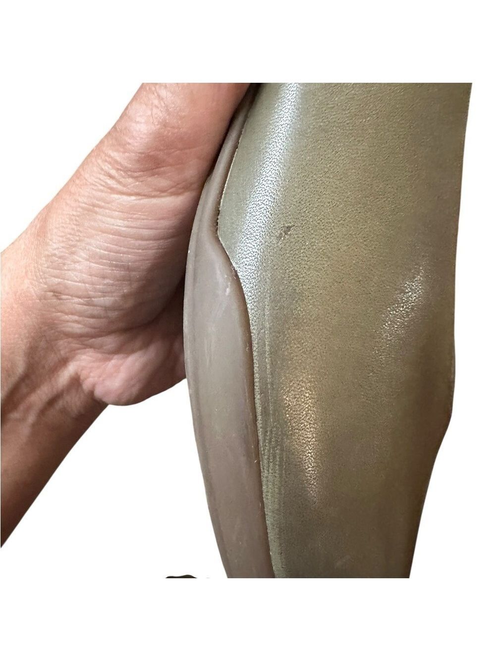 DANSKO Kira Ballet Flat Womens 37/6.5 Green Leather Round Toe Comfort Cushioned - Picture 8 of 10